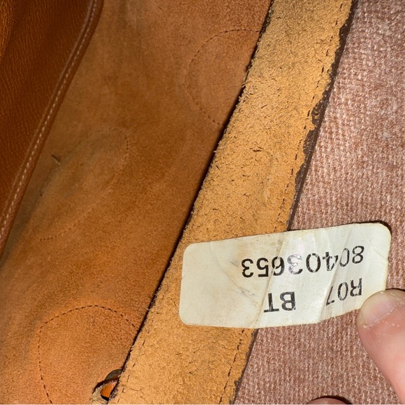 Dooney & Bourke Tan Leather Satchel - Picture 4 of 4